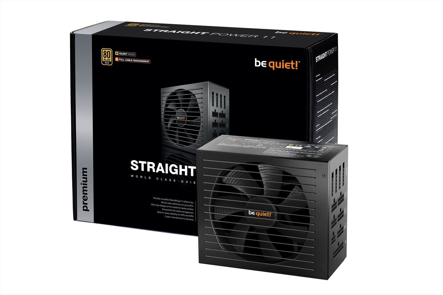 esi kluss! Straight Power 11 barošanas bloks 850 W 20+4 pin ATX ATX Black cena un informācija | Barošanas bloki (PSU) | 220.lv