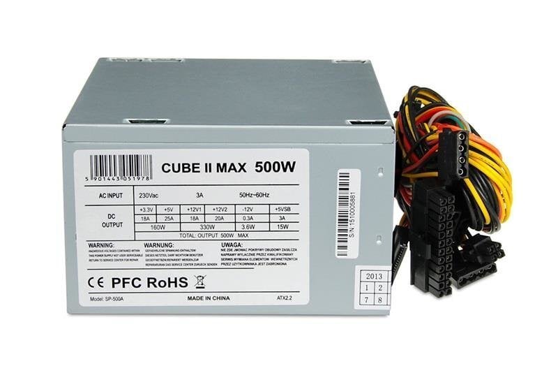 I-BOX CUBE II 500W (ZIC2500W12CMFA) cena un informācija | Barošanas bloki (PSU) | 220.lv