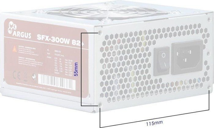 Inter-Tech 300W SFX-M300 (88882153) цена и информация | Barošanas bloki (PSU) | 220.lv