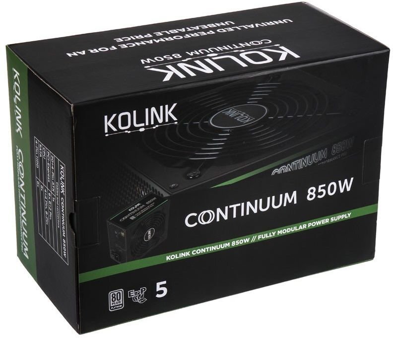 Kolink Continuum 850W (KL-C850PL) cena un informācija | Barošanas bloki (PSU) | 220.lv