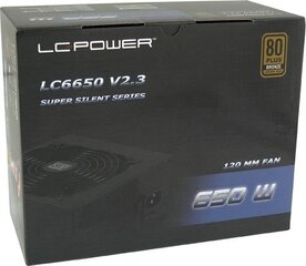 LC-Power LC6650 V2.3 цена и информация | Блоки питания (PSU) | 220.lv