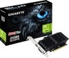 Gigabyte Low Profile NVIDIA, 2 GB, GeForce GT 710, GDDR5, PCI Express 2.0, Processor frequency 954 MHz, HDMI ports quantity 1, Memory clock speed 5010 MHz cena un informācija | Videokartes (GPU) | 220.lv