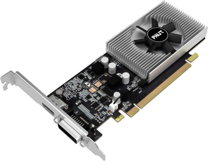 Palit GeForce GT 1030 2GB GDDR5 (64 bit), DVI-D, HDMI, BOX (NE5103000646F) cena un informācija | Videokartes (GPU) | 220.lv