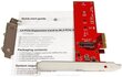 Kontrolieris StarTech 1x M.2, PCIe (PEX4M2E1) цена и информация | Kontrolieri | 220.lv