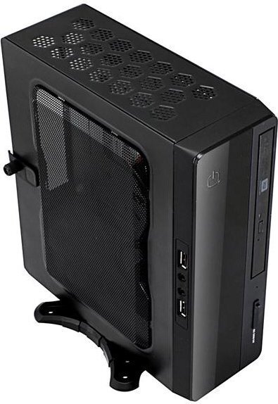 Akyga AK-101-01BK Mini-Tower, melns, 150W, VESA (AK-101-01BK) cena un informācija | Datoru korpusi | 220.lv