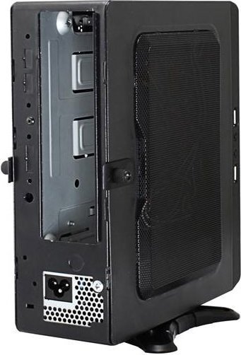 Akyga AK-101-01BK Mini-Tower, melns, 150W, VESA (AK-101-01BK) cena un informācija | Datoru korpusi | 220.lv