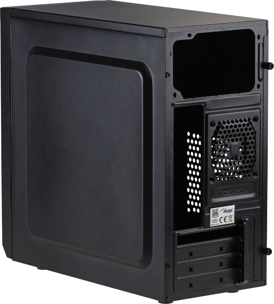 Akyga Micro Tower ATX AK17BK cena un informācija | Datoru korpusi | 220.lv