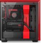 Nzxt H700 ar logu, melni sarkanu (CA-H700B-BR) цена и информация | Datoru korpusi | 220.lv