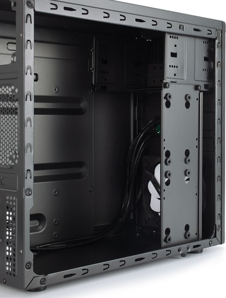 Fractal Design Core 1100 (FD-CA-CORE-1100-BL) цена и информация | Datoru korpusi | 220.lv