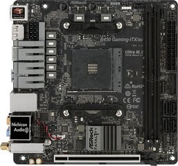 ASRock Fatal1ty B450 Gaming-ITX/ac cena un informācija | Mātesplates | 220.lv