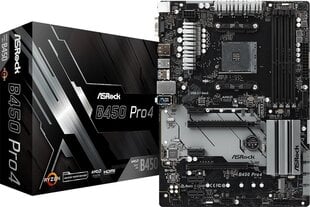 ASRock B450 Pro4 цена и информация | Материнские платы	 | 220.lv