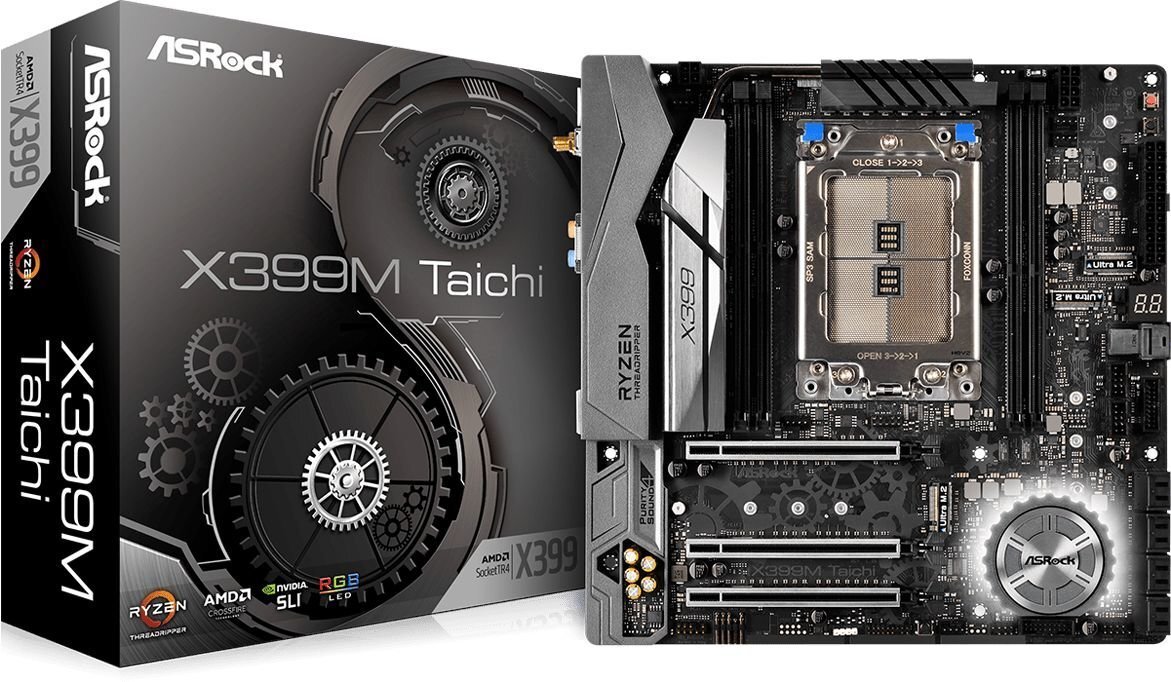 ASRock X399M Taichi (90-MXB7B0-A0UAYZ) цена и информация | Mātesplates | 220.lv