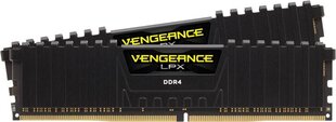Corsair Vengeance LPX DDR4, 2x16 ГБ, 2133 МГц, CL13 (CMK32GX4M2A2133C13) цена и информация | Оперативная память (RAM) | 220.lv