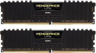 Corsair Vengeance LPX DDR4, 2x4 ГБ, 2400 МГц, CL16 (CMK8GX4M2A2400C16) цена и информация | Оперативная память (RAM) | 220.lv