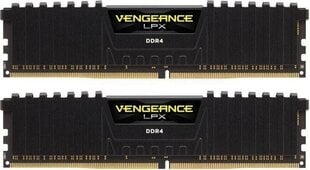 Corsair Vengeance LPX DDR4, 2x4 ГБ, 3000 МГц, CL16 (CMK8GX4M2C3000C16) цена и информация | Оперативная память (RAM) | 220.lv