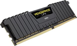 Corsair Vengeance LPX DDR4, 2x8GB, 2400MHz, CL16 (CMK16GX4M2Z2400C16) cena un informācija | Operatīvā atmiņa (RAM) | 220.lv