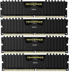 Corsair Vengeance LPX DDR4, 4x8GB 3200MHz CL16 (CMK32GX4M4Z3200C16) цена и информация | Оперативная память (RAM) | 220.lv