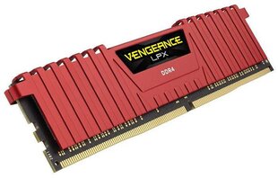 Corsair Vengeance LPX DDR4, 8GB, 2400MHz, CL16 (CMK8GX4M1A2400C16R) cena un informācija | Operatīvā atmiņa (RAM) | 220.lv