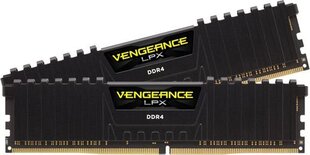 Corsair Vengeance LPX, DDR4, 2x8GB, 2666MHz, CL16 (CMK16GX4M2Z2666C16) cena un informācija | Operatīvā atmiņa (RAM) | 220.lv
