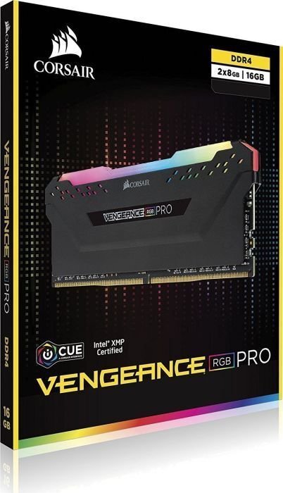 Corsair Vengeance RGB PRO DDR4, 2x8GB, 3000MHz, CL15 (CMW16GX4M2C3000C15) cena un informācija | Operatīvā atmiņa (RAM) | 220.lv