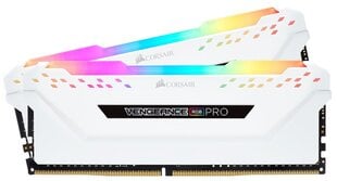 Corsair Vengeance RGB PRO DDR4, 2x8GB, 3000MHz, CL15 (CMW16GX4M2C3000C15W) цена и информация | Оперативная память (RAM) | 220.lv