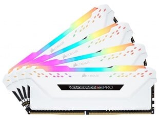 Corsair Vengeance RGB Pro DDR4, 4x8GB, 3000MHz, CL15 (CMW32GX4M4C3000C15W) цена и информация | Оперативная память (RAM) | 220.lv