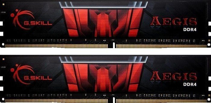 G.Skill Aegis DDR4, 2x8 GB 2666 MHz CL19 (F4-2666C19D-16GIS) цена и информация | Operatīvā atmiņa (RAM) | 220.lv