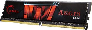 G.Skill Aegis DDR4, 8 GB, 2400 MHz, CL15 (F4-2400C15S-8GIS) cena un informācija | Operatīvā atmiņa (RAM) | 220.lv