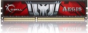 G.Skill DDR3 8GB (8GBx1) 1600MHz, CL11, AEGIS (F3-1600C11S-8GIS) cena un informācija | Operatīvā atmiņa (RAM) | 220.lv