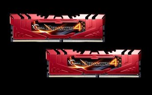 G.Skill Ripjaws 4 DDR4, 16GB (8GBx2) 2666MHz, CL15 (F4-2666C15D-16GRR) cena un informācija | Operatīvā atmiņa (RAM) | 220.lv