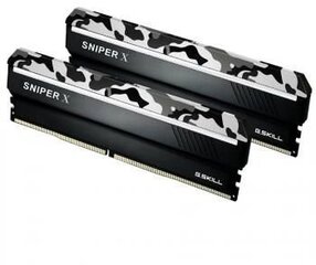 G.Skill Sniper X DDR4, 2x16GB, 3200MHz, CL16 (F4-3200C16D-32GSXWB) cena un informācija | Operatīvā atmiņa (RAM) | 220.lv