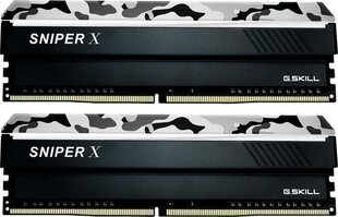 G.Skill Sniper X DDR4, 2x16GB, 3200MHz, CL16 (F4-3200C16D-32GSXWB) cena un informācija | Operatīvā atmiņa (RAM) | 220.lv