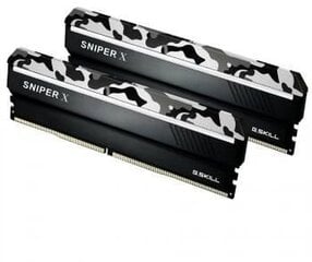 G.Skill Sniper X DDR4, 2x8GB, 3200MHz, CL16 (F4-3200C16D-16GSXWB) цена и информация | Оперативная память (RAM) | 220.lv