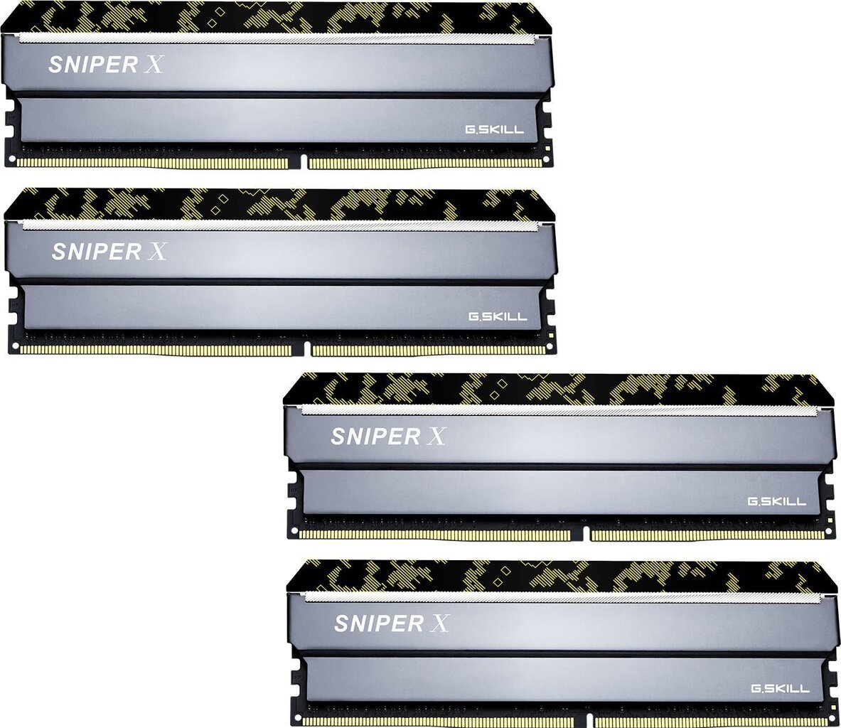 G.Skill Sniper X DDR4, 4x8GB, 2400MHz, CL (F4-2400C17Q-32GSXK0 cena un informācija | Operatīvā atmiņa (RAM) | 220.lv