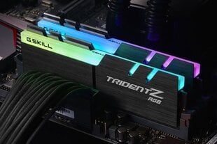 G.Skill TridentZ RGB DDR4, 2x16GB, 3733MHz, CL17 (F4-3733C17D-32GTZR) cena un informācija | Operatīvā atmiņa (RAM) | 220.lv