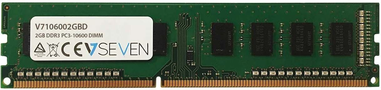 V7 DDR3 2GB, 1333MHz, CL9 (V7106002GBD) cena un informācija | Operatīvā atmiņa (RAM) | 220.lv