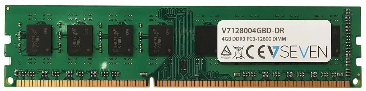 V7 DDR3 4GB 1600MHz CL11 (V7128004GBD-DR) cena un informācija | Operatīvā atmiņa (RAM) | 220.lv