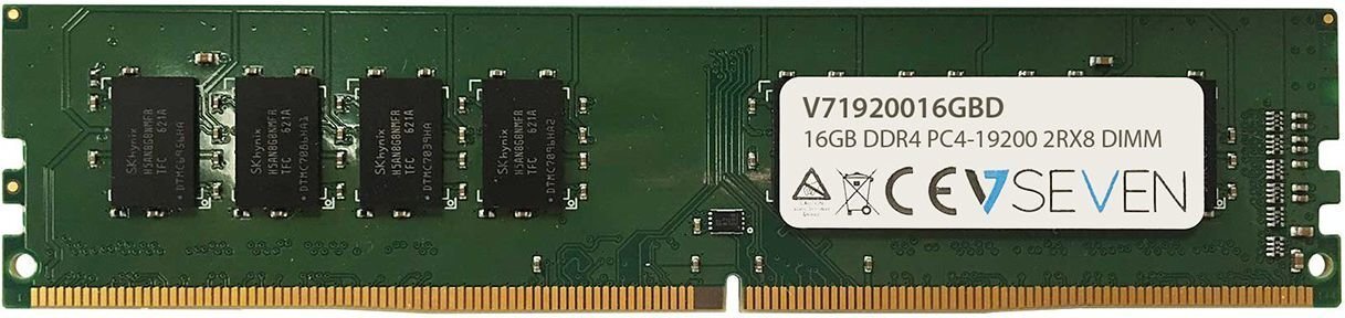 RAM Atmiņa V7 V71920016GBD  16 GB DDR4 cena un informācija | Operatīvā atmiņa (RAM) | 220.lv