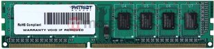 Patriot Signature DDR3 4GB 1600MHz CL11 (PSD34G160081) cena un informācija | Operatīvā atmiņa (RAM) | 220.lv