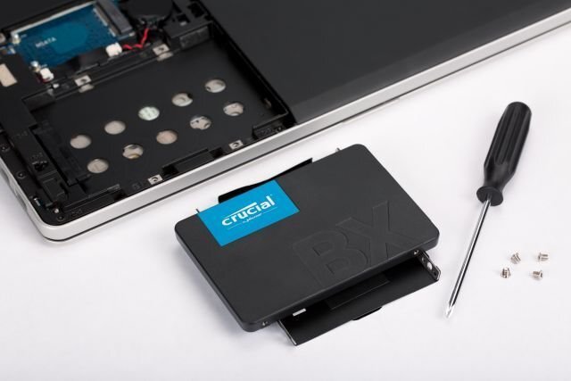 SSD|CRUCIAL|BX500|240GB|SATA 3.0|Write speed 500 MBytes/sec|Read speed 540 MBytes/sec|2,5"|TBW 80 TB|MTBF 1500000 hours|CT240BX500SSD1 цена и информация | Iekšējie cietie diski (HDD, SSD, Hybrid) | 220.lv