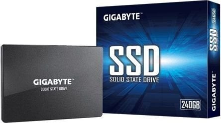 SSD diskdziņš|GIGABYTE|240 GB|SATA 3.0|rakstīšanas ātrums 420 MB/sec|lasīšanas ātrums 500 MB/sec|2,5"|TBW 100 TB|MTBF 2000000 stundas|GP-GSTFS31240GNT цена и информация | Iekšējie cietie diski (HDD, SSD, Hybrid) | 220.lv