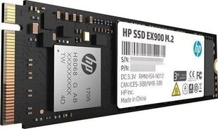 HP EX900 250GB PCIe x4 NVMe (2YY43AA#ABB) цена и информация | Внутренние жёсткие диски (HDD, SSD, Hybrid) | 220.lv