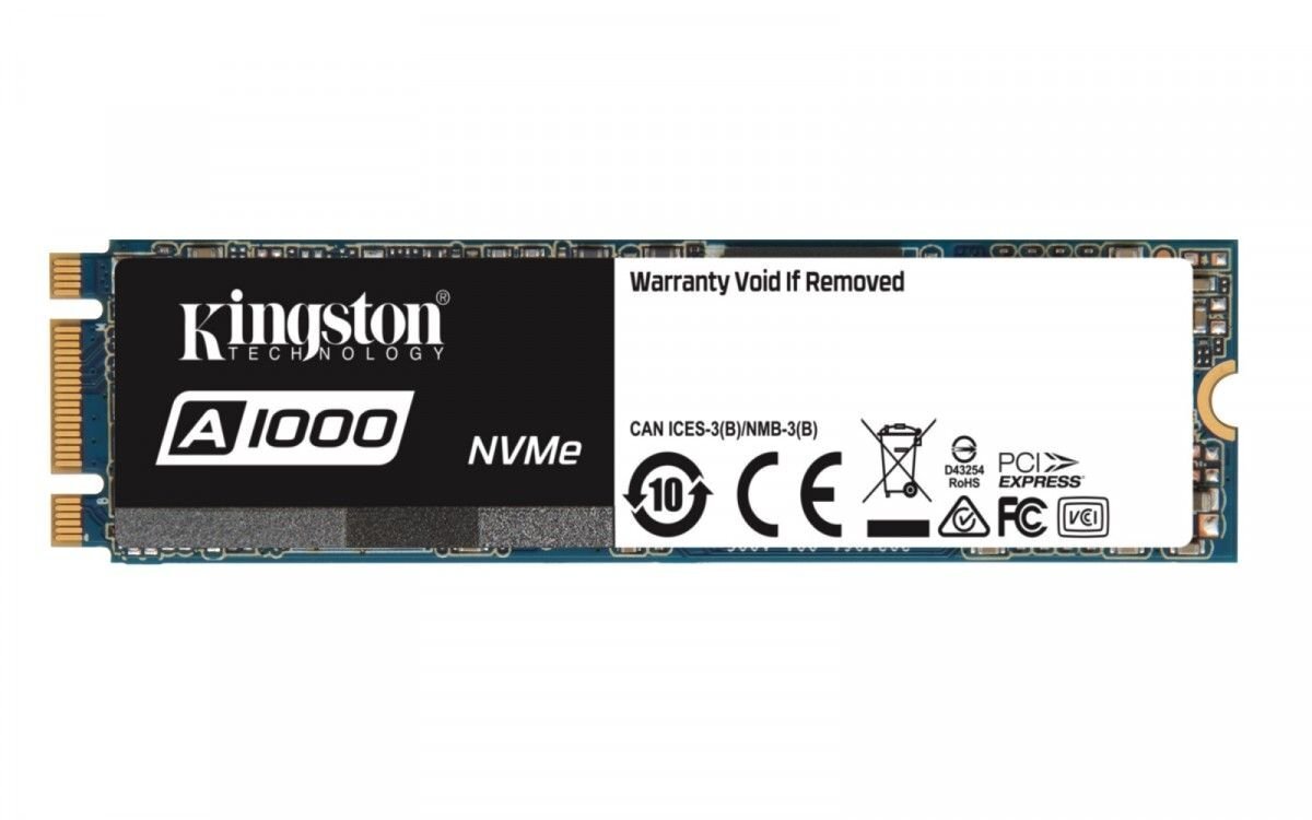 Kingston A1000 240GB PCIe x2 NVMe (SA1000M8/240G) цена и информация | Iekšējie cietie diski (HDD, SSD, Hybrid) | 220.lv