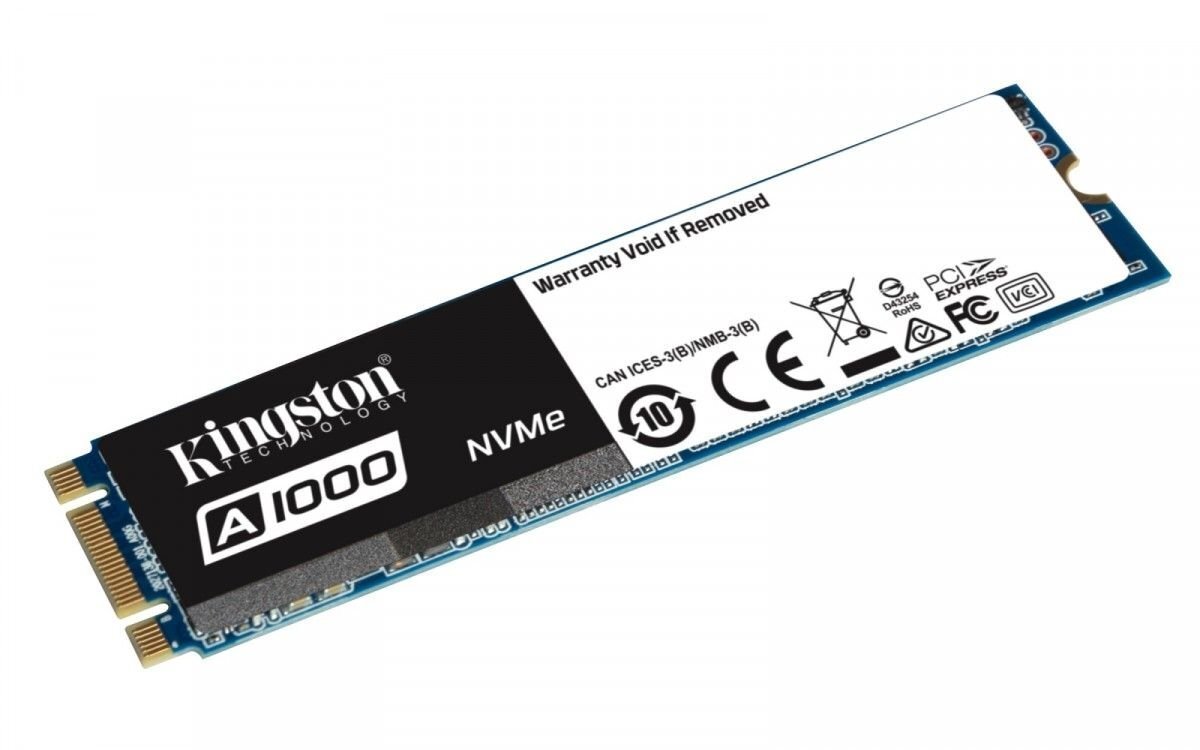 Kingston A1000 240GB PCIe x2 NVMe (SA1000M8/240G) цена и информация | Iekšējie cietie diski (HDD, SSD, Hybrid) | 220.lv