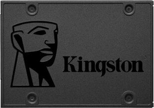 SSD|KINGSTON|480GB|SATA 3.0|TLC|Write speed 450 MBytes/sec|Read speed 500 MBytes/sec|2,5"|TBW 160 TB|MTBF 1000000 hours|SA400S37/480G cena un informācija | Iekšējie cietie diski (HDD, SSD, Hybrid) | 220.lv