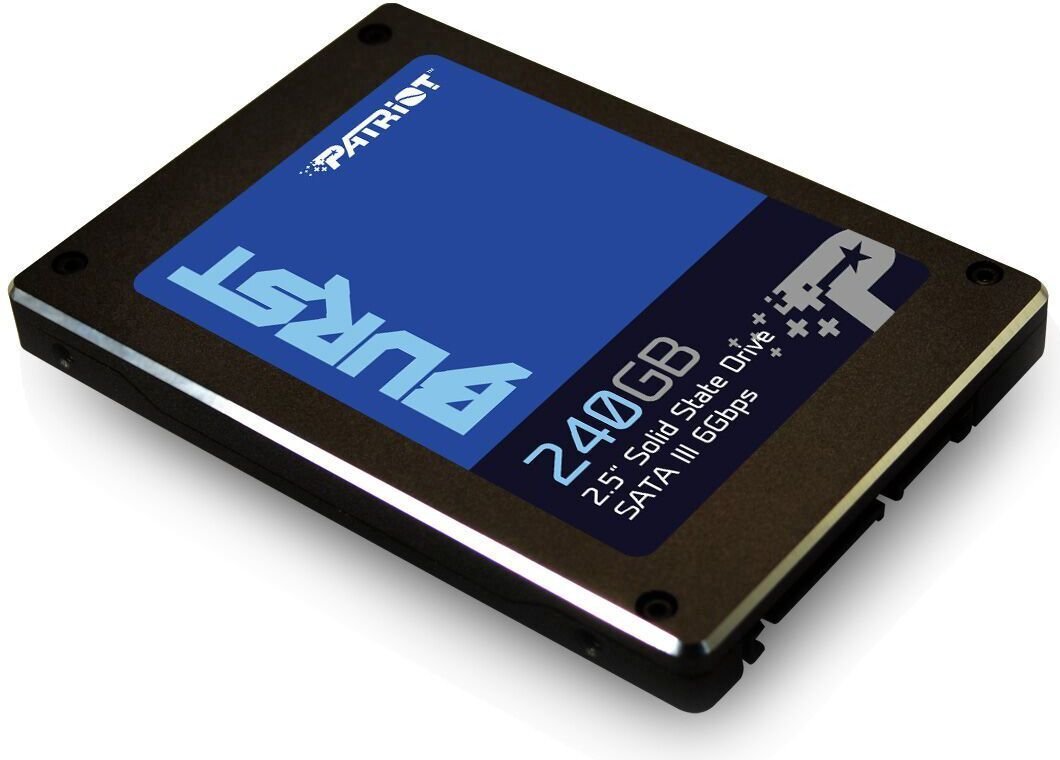 Patriot Burst 240GB SATA3 (PBU240GS25SSDR) цена и информация | Iekšējie cietie diski (HDD, SSD, Hybrid) | 220.lv