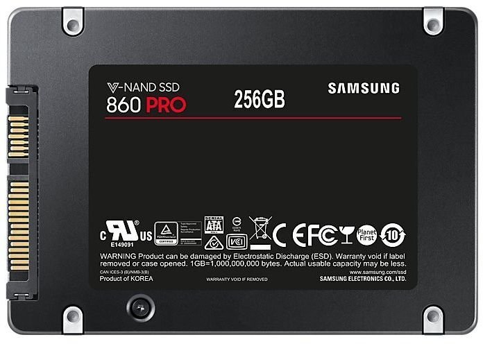 Samsung SSD 860 PRO2.5" SATA III 256GB cena un informācija | Iekšējie cietie diski (HDD, SSD, Hybrid) | 220.lv