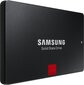 Samsung 860 PRO 4TB SATA3 (MZ-76P4T0B/EU) цена и информация | Iekšējie cietie diski (HDD, SSD, Hybrid) | 220.lv