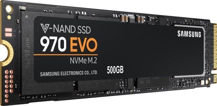 Samsung 970 EVO 500GB PCIe x4 NVMe, MZ-V7E500BW цена и информация | Iekšējie cietie diski (HDD, SSD, Hybrid) | 220.lv