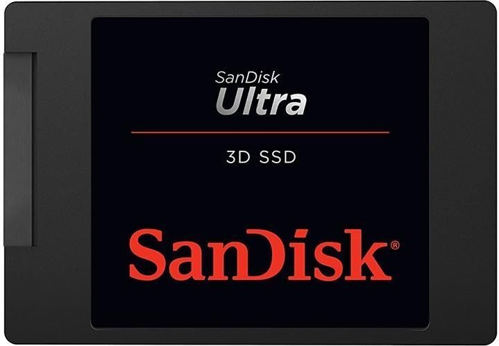 SanDisk ULTRA 3D 1TB SATA3 (SDSSDH3-1T00-G25) цена и информация | Iekšējie cietie diski (HDD, SSD, Hybrid) | 220.lv